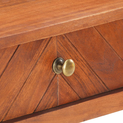 vidaXL Console Cabinet 110x40x76 cm Solid Acacia Wood