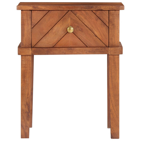 vidaXL Bedside Cabinet 40x40x50 cm Solid Acacia Wood