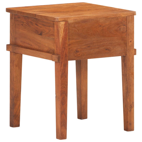 vidaXL Bedside Cabinet 40x40x50 cm Solid Acacia Wood