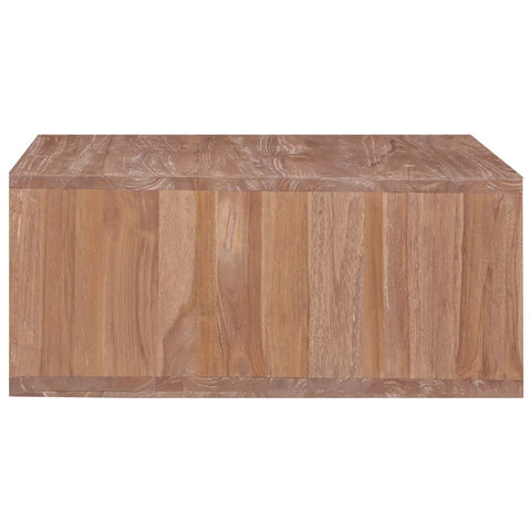 vidaXL Coffee Table 70x70x30 cm Solid Teak Wood