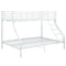 vidaXL Bunk Bed Frame without Mattress White Metal 140x200 cm/90x200 cm