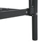 vidaXL Bunk Bed Frame without Mattress Black Metal 140x200 cm/90x200 cm