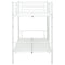 vidaXL Bunk Bed without Mattress White Metal 90x200cm
