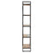 vidaXL 5-Tier Bookcase 90x30x180 cm Solid Reclaimed Wood