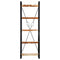 vidaXL 5-Tier Bookcase 60x30x180 cm Solid Reclaimed Wood