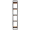 vidaXL 5-Tier Bookcase 60x30x180 cm Solid Reclaimed Wood