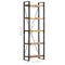 vidaXL 5-Tier Bookcase 60x30x180 cm Solid Reclaimed Wood