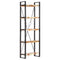 vidaXL 5-Tier Bookcase 60x30x180 cm Solid Reclaimed Wood