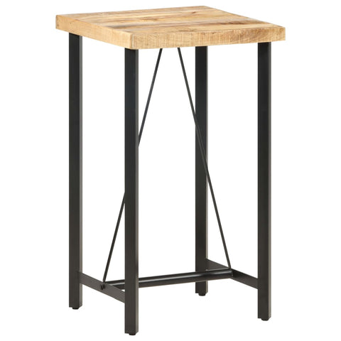 vidaXL Bar Table 60x60x107 cm Rough Mango Wood