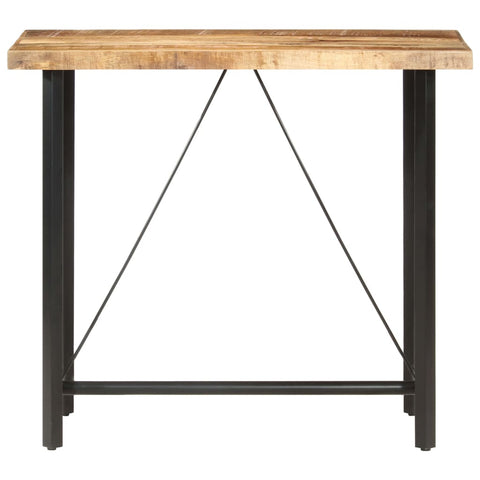 vidaXL Bar Table 120x58x107 cm Rough Mango Wood