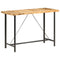 vidaXL Bar Table 150x70x107 cm Rough Mango Wood
