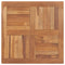 vidaXL Table Top Solid Teak Wood Square 80x80x2.5 cm