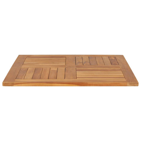 vidaXL Table Top Solid Teak Wood Square 80x80x2.5 cm