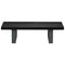 vidaXL Two Piece Bathroom Furniture Set Ceramic Black