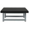 vidaXL Two Piece Bathroom Furniture Set Ceramic Black