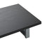 vidaXL Two Piece Bathroom Furniture Set Ceramic Black
