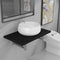 vidaXL Two Piece Bathroom Furniture Set Ceramic Black