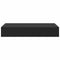 vidaXL Floating Wall Shelf with Drawer Black 48x25x8 cm
