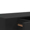 vidaXL Floating Wall Shelf with Drawer Black 48x25x8 cm