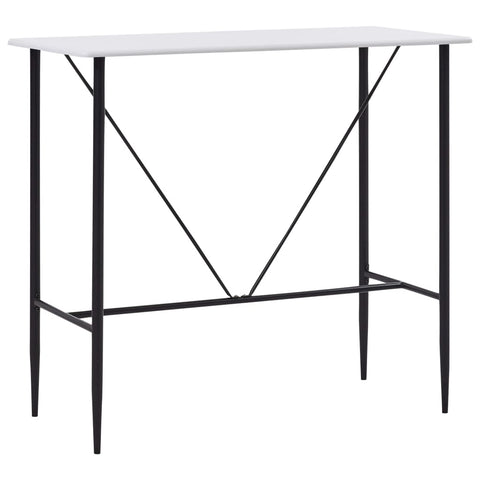 vidaXL 5 Piece Bar Set Plastic Black