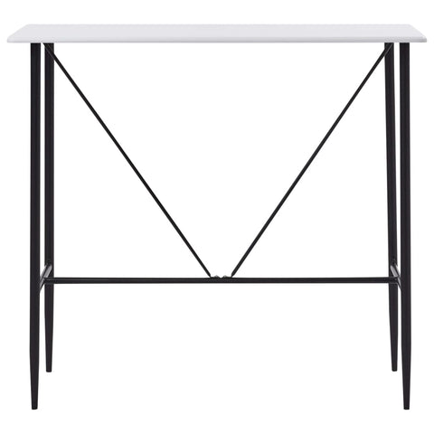 vidaXL 5 Piece Bar Set Plastic Black