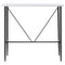 vidaXL 5 Piece Bar Set Plastic Black