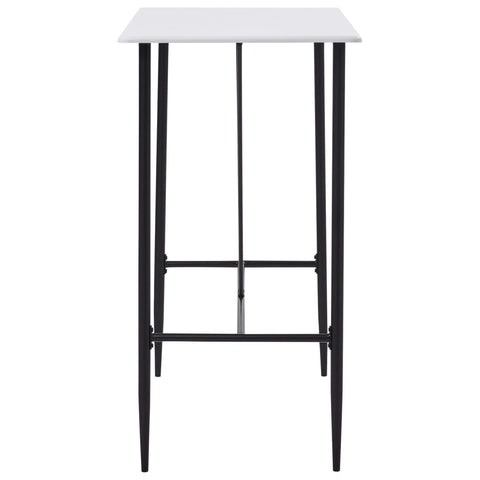 vidaXL 5 Piece Bar Set Plastic Black