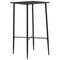 vidaXL 5 Piece Bar Set Plastic Black