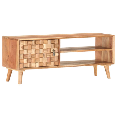 vidaXL TV Cabinet 100x35x40 cm Solid Acacia Wood