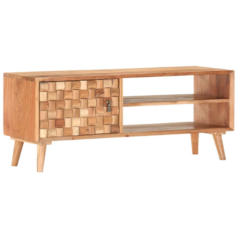 vidaXL TV Cabinet 100x35x40 cm Solid Acacia Wood