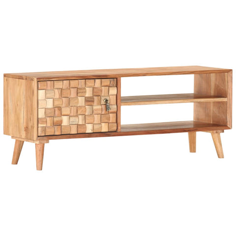vidaXL TV Cabinet 100x35x40 cm Solid Acacia Wood