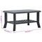 vidaXL Coffee Table Anthracite 90x60x46 cm Plastic