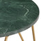 vidaXL Coffee Table Green 65x65x42 cm Real Stone with Marble Texture