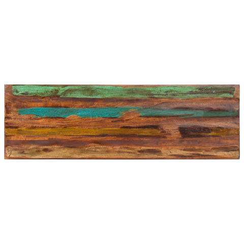 vidaXL Bench 110 cm Solid Reclaimed Wood and Steel