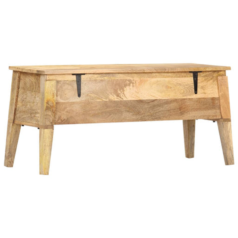 vidaXL Storage Box 99x35x48 cm Solid Mango Wood