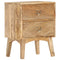 vidaXL Bedside Cabinet 40x35x55 cm Solid Mango Wood