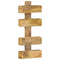 vidaXL Magazine Wall Rack 30x11x72 cm Solid Mango Wood