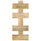 vidaXL Magazine Wall Rack 30x11x72 cm Solid Mango Wood