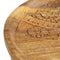 vidaXL Round Side Tables 2 pcs Solid Mango Wood and Steel