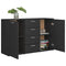 vidaXL Sideboard Grey 120x35.5x75 cm Engineered Wood