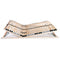 vidaXL Slatted Bed Bases without Mattress 2 pcs with 28 Slats 70x200 cm
