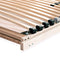 vidaXL Slatted Bed Bases without Mattress 2 pcs with 28 Slats 70x200 cm