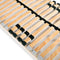 vidaXL Slatted Bed Bases without Mattress 2 pcs with 28 Slats 70x200 cm
