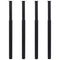 vidaXL Telescopic Table Legs 4 pcs Black 710 mm-1100 mm