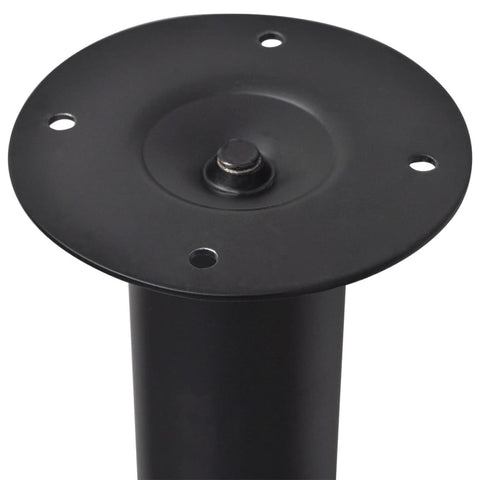 vidaXL Telescopic Table Legs 4 pcs Black 710 mm-1100 mm