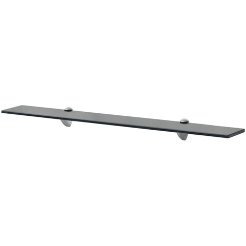 vidaXL Floating Shelves 2 pcs Glass 80x10 cm 8 mm