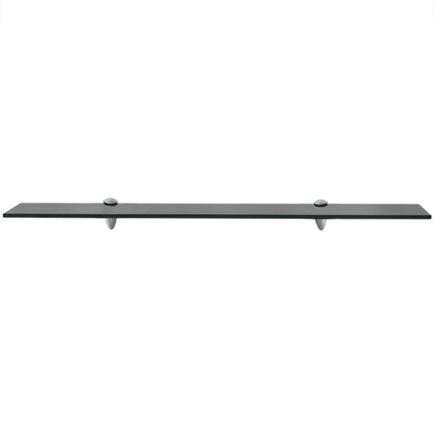 vidaXL Floating Shelves 2 pcs Glass 80x10 cm 8 mm