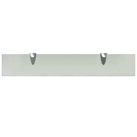 vidaXL Floating Shelves 2 pcs Glass 60x10 cm 8 mm