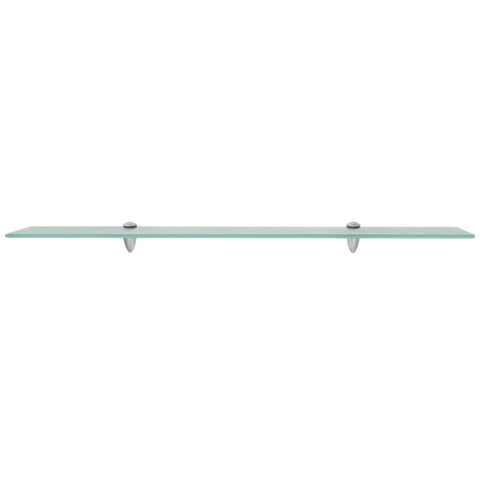 vidaXL Floating Shelves 2 pcs Glass 90x20 cm 8 mm