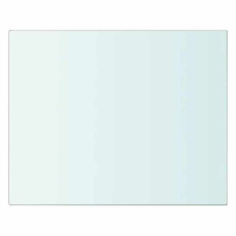 vidaXL Shelves 2 pcs Panel Glass Clear 20x20 cm